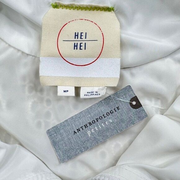 Anthropologie Hei Hei Eyelet Swing Windbreaker Jacket Medium Petite NEW - Picture 6 of 13